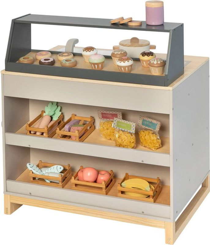 Musterkind Kinderküche & Shop Prunus in Grau aus Holz und Kunststoff - Bild 2
