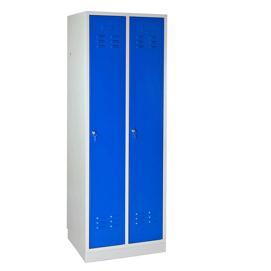 PROREGAL Garderobenschrank Ermine mit 2 Türen in Lichtblau Blau, H: 178 cm, B: 60 cm, T: 50 cm - Bild 2