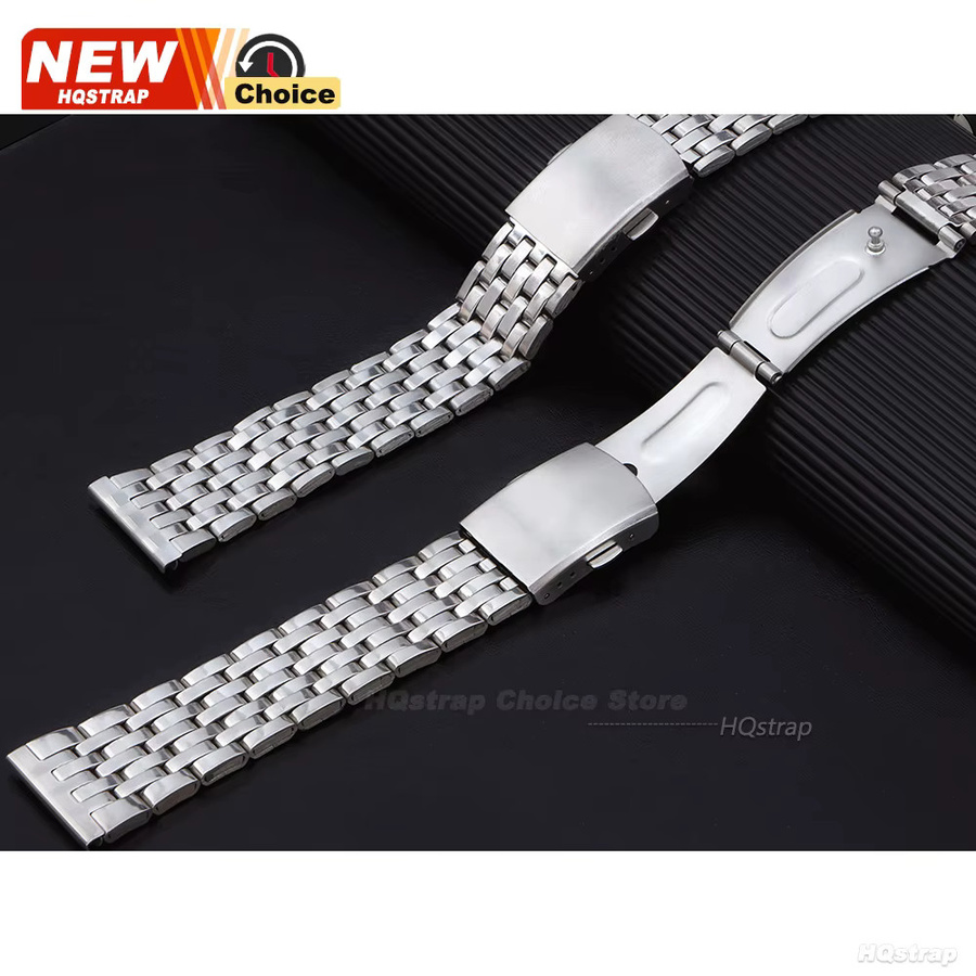 HQstrap Uhrenarmband Edelstahl, Silber, Unisex - Bild 5