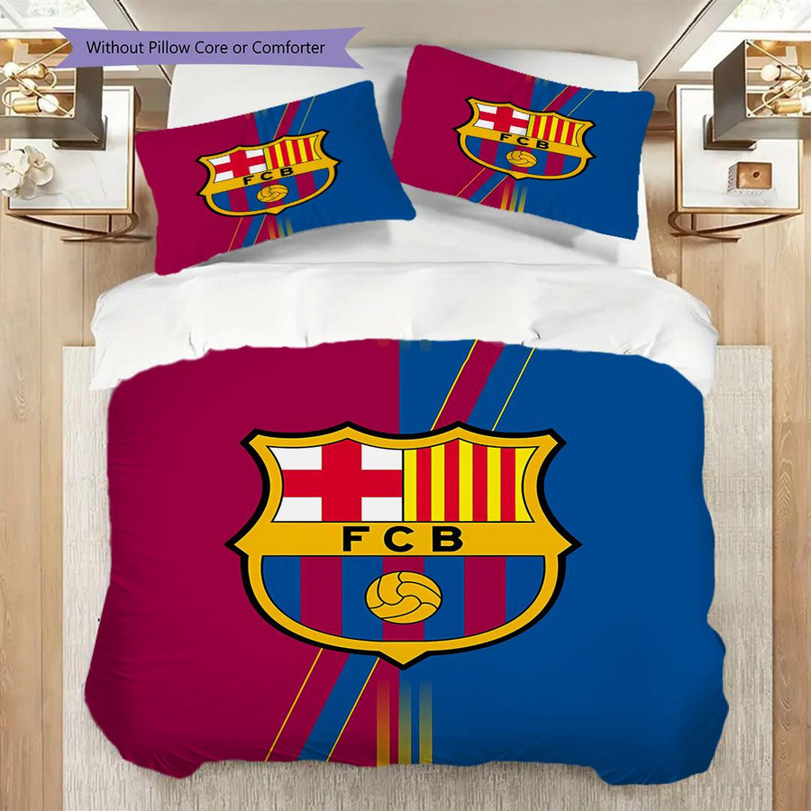 Manus Home FC Barcelona Bettwäsche Set mit Motiv, Mehrfarbig, B/H: 140 x 200 cm - Bild 4