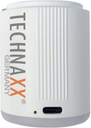 Technaxx Mini-Akku-Luftpumpe TX-261 mit LED-Licht-Funktion in Weiß - Bild 1