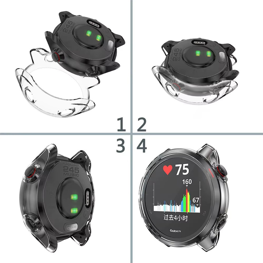 QCTOG Smartwatch Schutzrahmen, Kunststoff, Weiß, Unisex - Bild 5