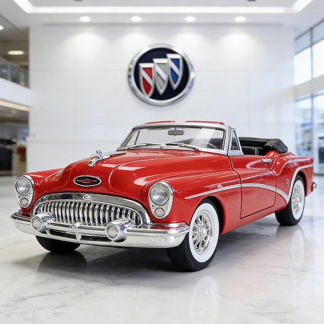 WELLY Buick Skylark 1953, Automodell, 1:24, Metall, Rot - Bild 1