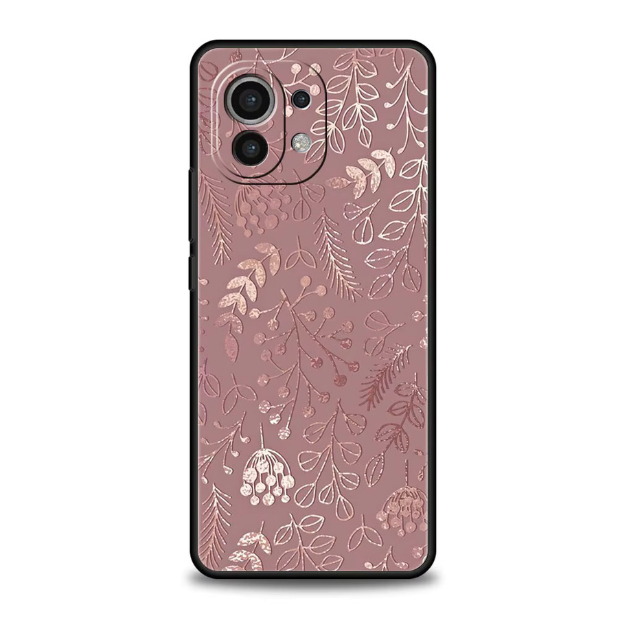 Xiaomi Handy Hülle Soft Cover mit Gold und Rosa Marmor Design für verschiedene Modelle wie Mi 15, 14, 13, 12 Pro, Poco X6 und X7 - Bild 2