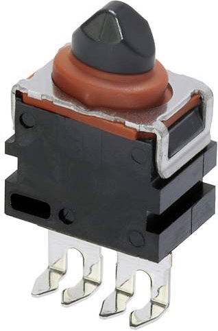 Omron Mikroschalter D2EW-B02D Schwarz 12 V/DC 0.1A 1 x Ein/(Aus) IP67 - Bild 1