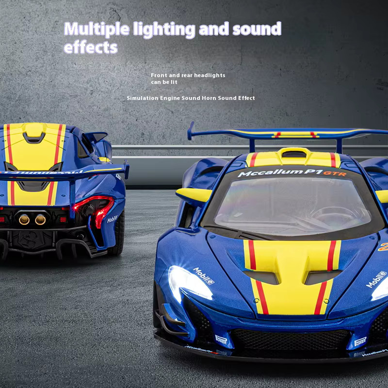 Maisto McLaren P1 GTR Supercar Modellauto, 1:22, Metall, mit Licht und Sound - Bild 2