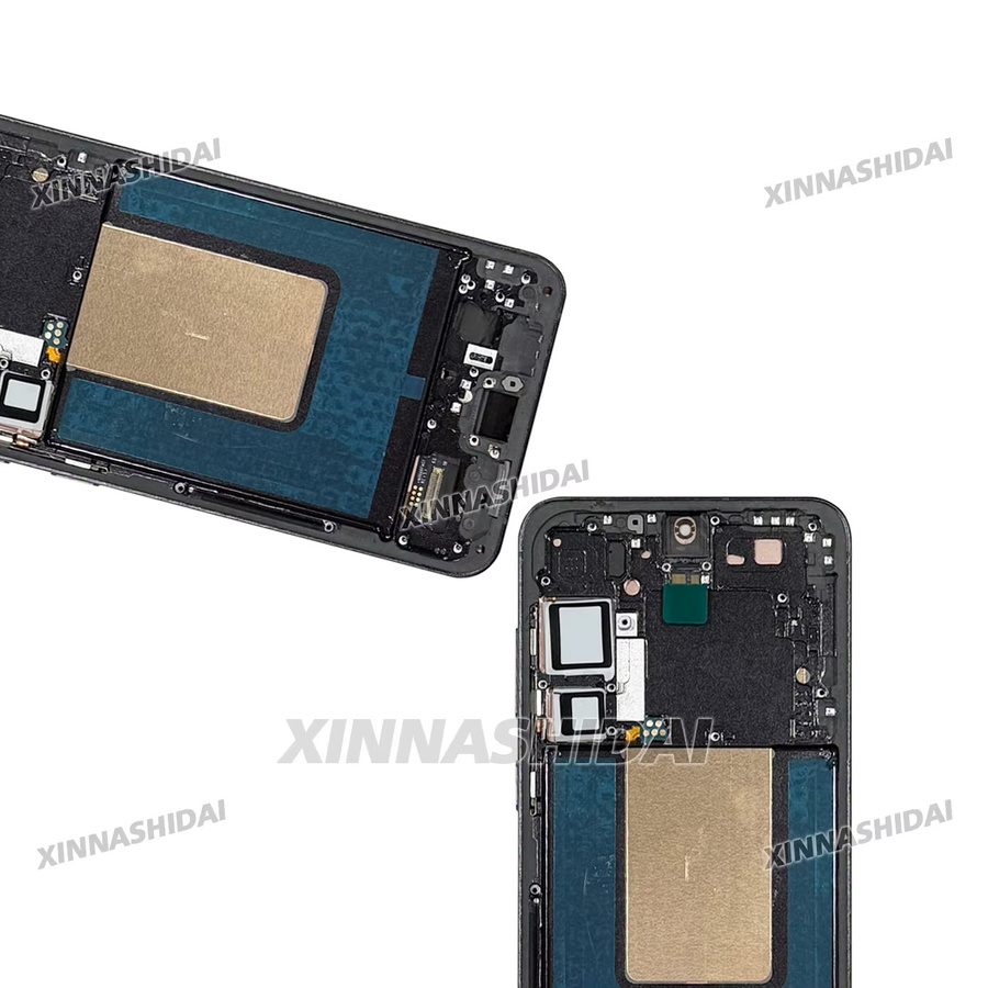 UNAZIPCA OLED-Display mit Rahmen für Samsung Galaxy S24 Plus in Schwarz oder Silber - Bild 3