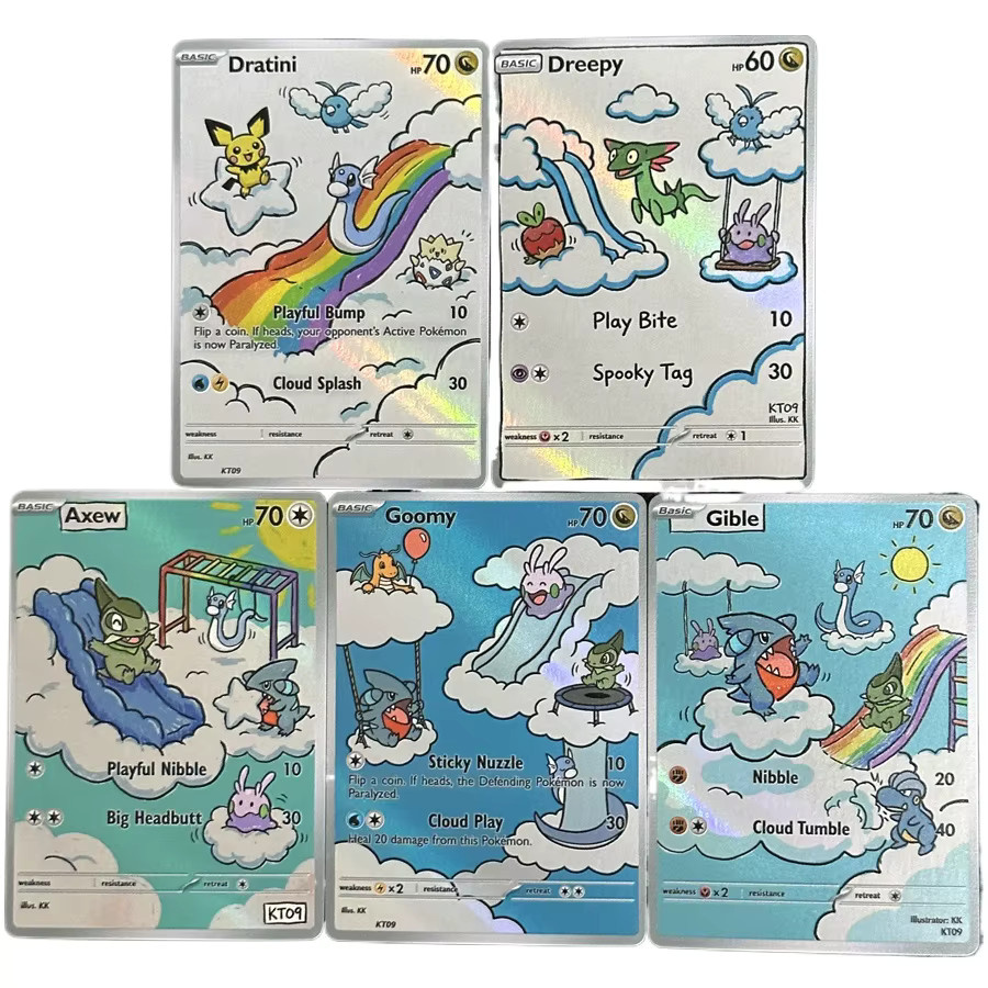 Pokémon Genetic Apex Style Sammelkarten, 5-teiliges Set - Bild 4