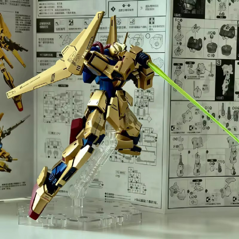 Bandai Gundam Hyaku Shiki Mobile Suit, Montagemodellbausatz, 1/144 - Bild 4