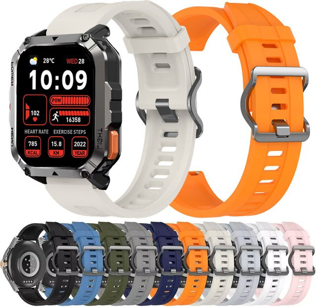 Blackview Uhrenarmband Silikon, 22 mm, Unisex - Bild 1
