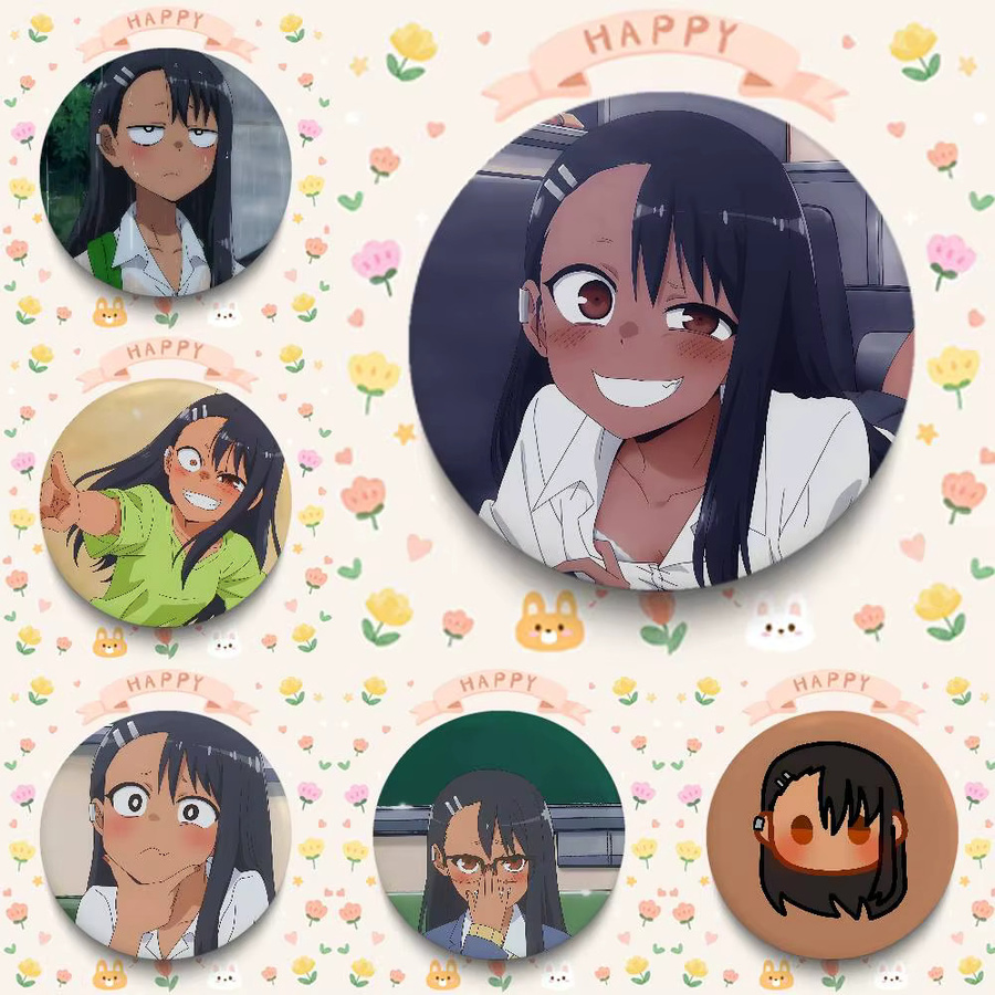 bilibili H-Hayase Nagatoro Abzeichen, runde Brosche, Zubehör - Bild 2