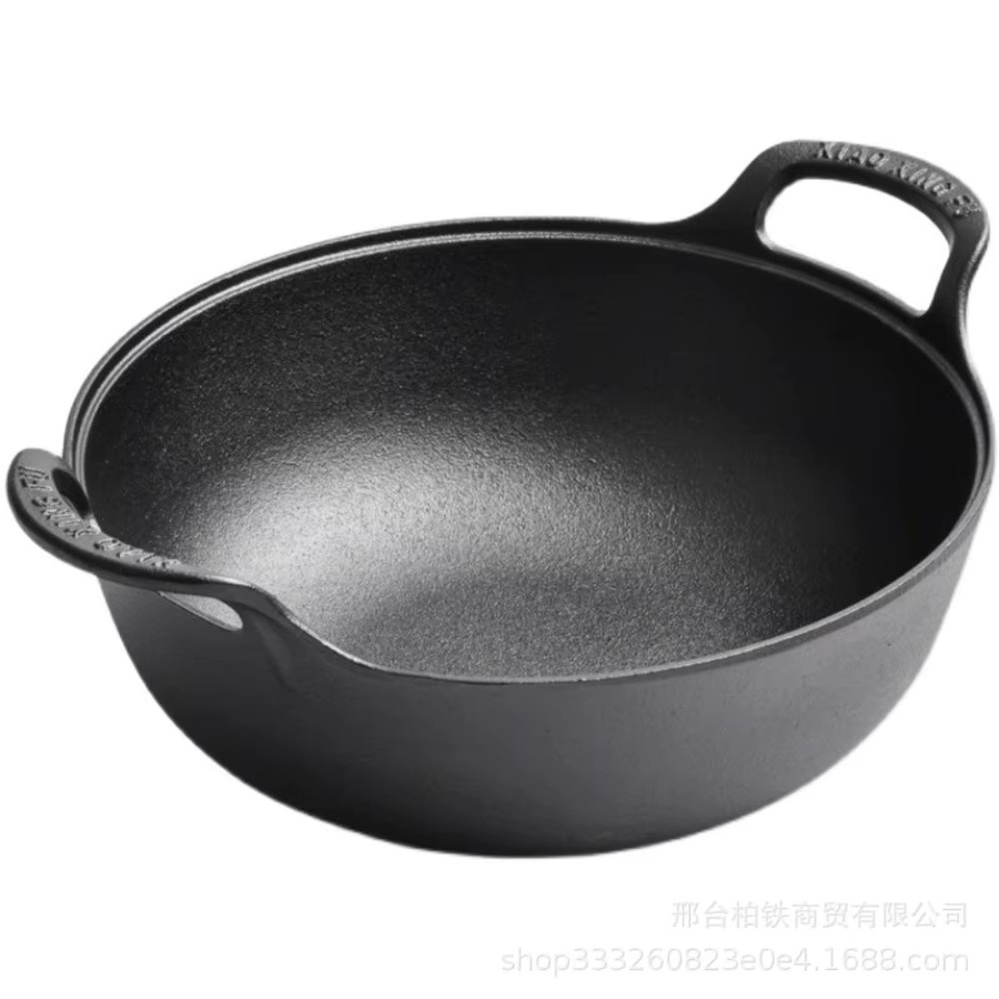 FEB.WIND Gusseisen Wok mit Antihaftbeschichtung in Schwarz - Bild 7