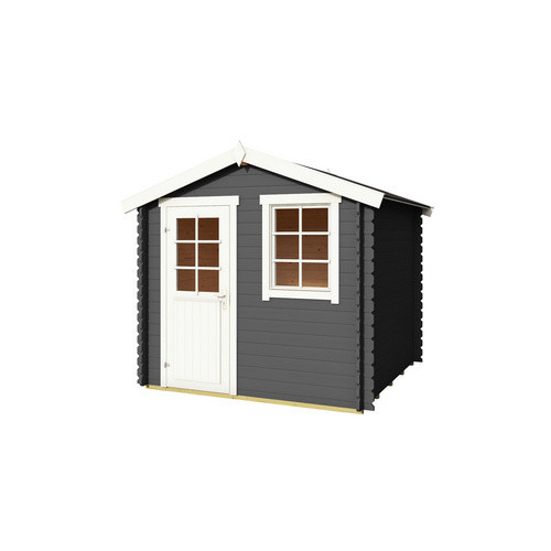 LASITA MAJA Gartenhaus Wels 2 aus Holz mit Satteldach in Carbongrau, B/H/T: 263,7 x 233,7 x 250 cm - Bild 2