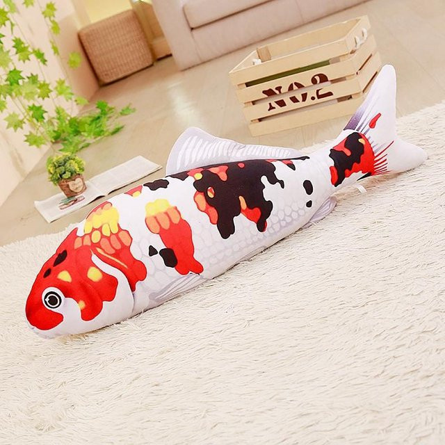 Yiran toy Cartoon Simulation Karpfen Plüschtier, 30cm, Bunt / Mehrfarbig - Bild 1
