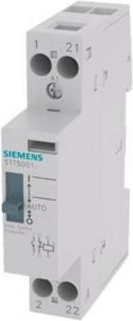 Siemens Installationsschütz 5TT5001-6 mit 1 Schließer und 1 Öffner 20A in Weiß - Bild 1