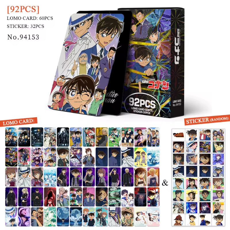 Bandai Detective Conan Postkarten, 92-teiliges Set - Bild 5