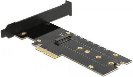 Delock Speicher-Controller M.2 NVMe PCIe 4,0 x4 Karte in Schwarz - Bild 2