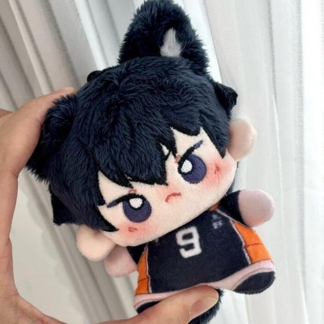 Yiran toy Haikyuu Tobio Kageyama Katzenohren Plüschfüllpuppe, ab 18 Jahre - Bild 1