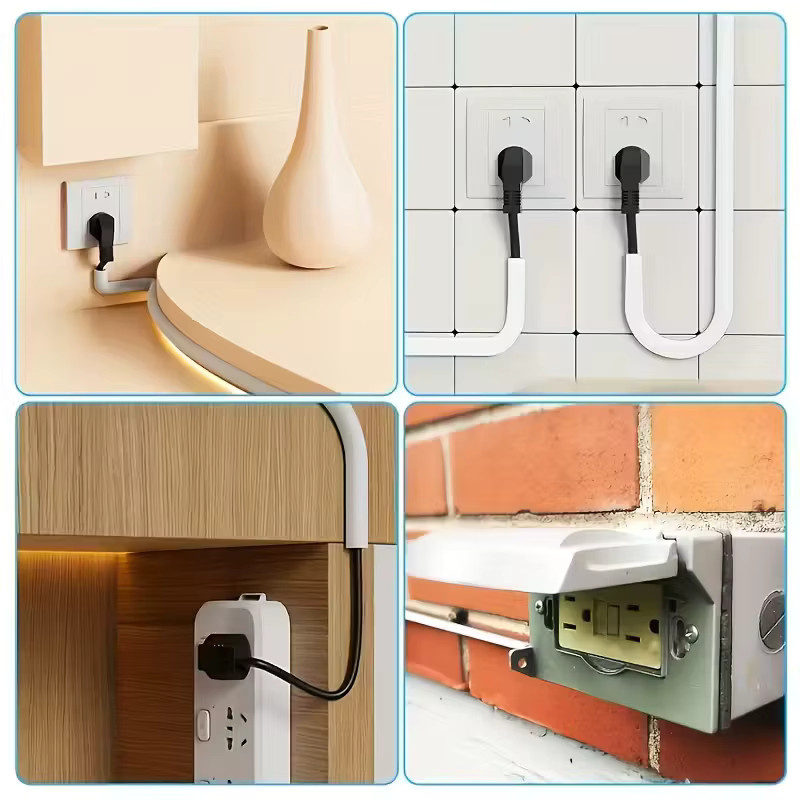 Selbstklebende PVC Kabelkanal-Wandhalterung zur Kabelverkleidung in Weiß - Bild 3