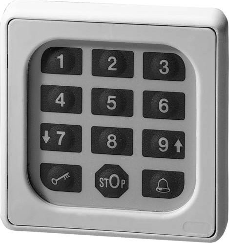 Somfy Codetaster 9000028 Torantrieb Aufputz in Weiß - Bild 1