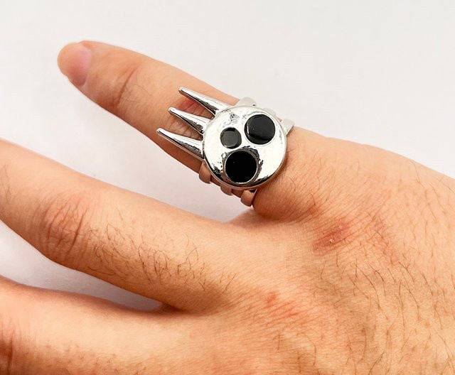 BOOCRE Ring, Legierung, Silber, Unisex - Bild 1