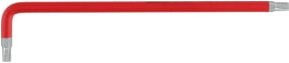 KS Tools RIBE-Winkelstiftschlüssel XL M5 in Rot aus Stahl - Bild 1
