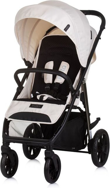 Chipolino Kinderwagen Buggy Insta in Beige mit Aluminiumrahmen, Federung und Fußabdeckung, klappbar - Bild 1