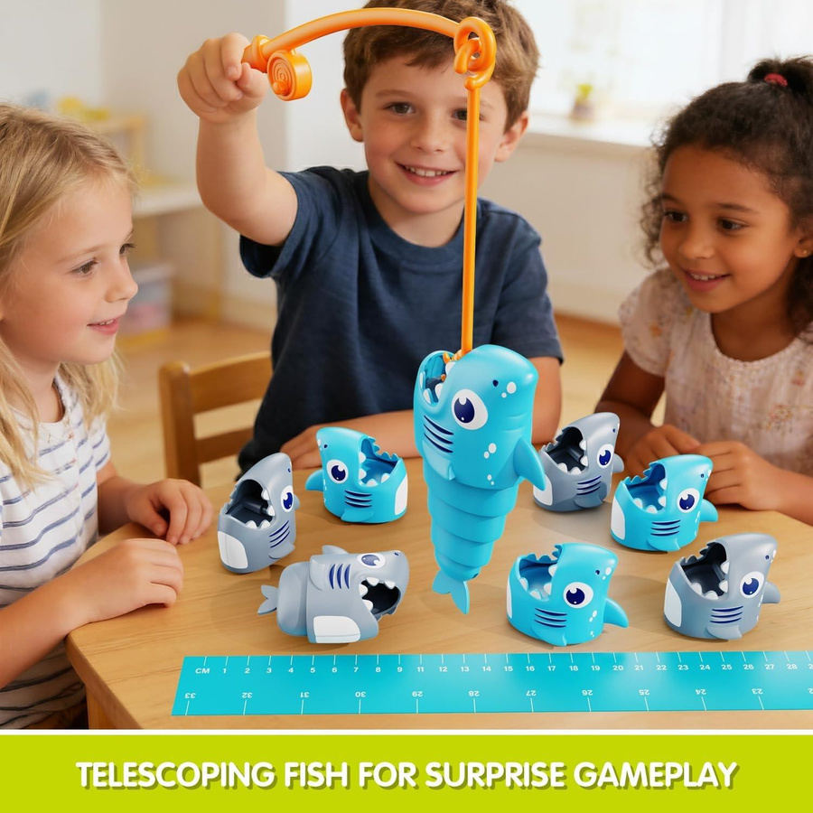 Linyi toy Fischspiel Angeln graue Kunststoff 3-14 Jahren - Bild 3