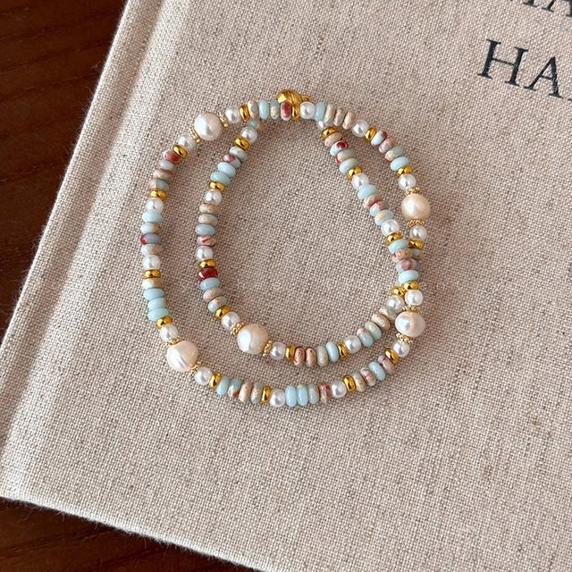 Minar Armband, Perle, Gold, Vintage, Damen - Bild 1