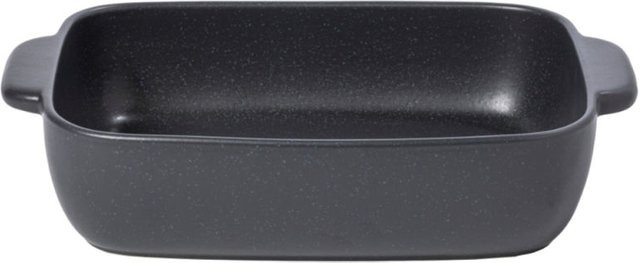 Costa Nova Rechteckige Backform Pacifica Lasagneform aus Steinzeug, Grau, 4er Pack, B/T/H: 22,3 x 32,8 x 7,4 cm - Bild 1