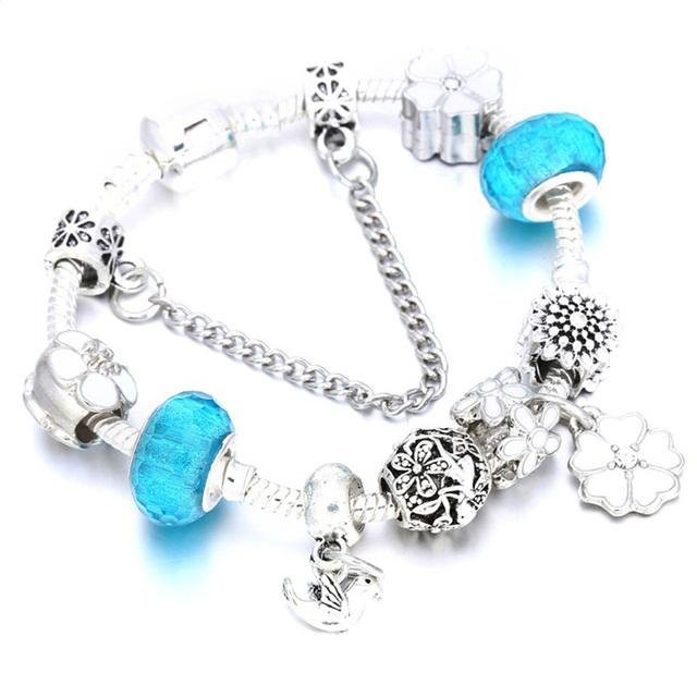 POMOiii Charm-Armband, Emaille-Mäuse-Perlen, Kinder, 20cm - Bild 1