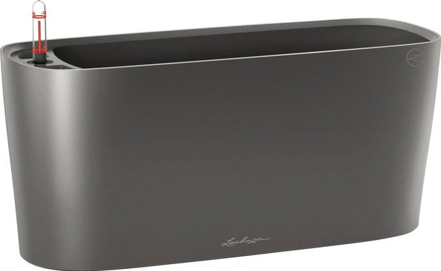 Lechuza Pflanzgefäß Delta 20 Tabletop Anthrazit Metallic B: 40 cm, T: 15 cm, H: 15 cm - Bild 1