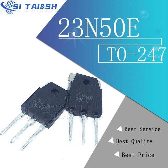 5 Stück Si Tai&SH 23N50E FMH23N50E Inverter Schweißer Transistor 23A 500V N-Kanal TO-247 in Schwarz - Bild 1