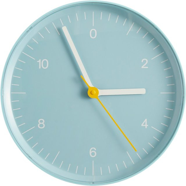 HAY Wanduhr analog in Blau mit Silent-Funktion - Bild 1