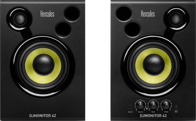 Hercules DJMonitor 42 Duo-Pack Aktivlautsprecher in Schwarz - Bild 1