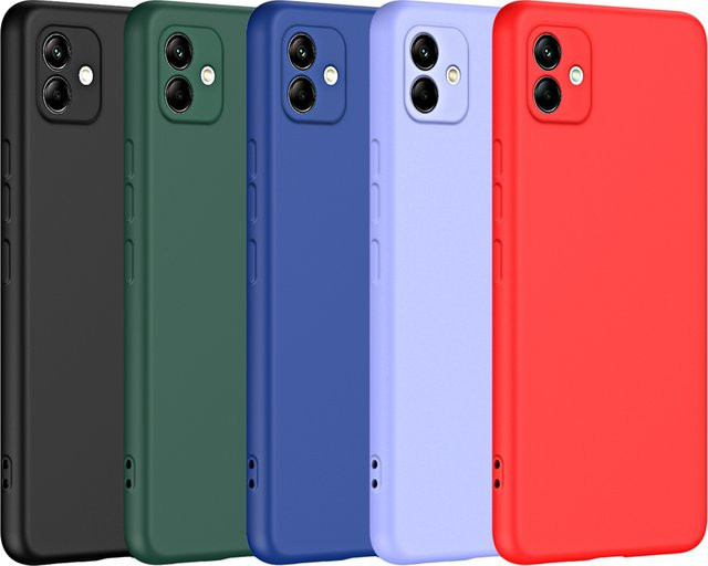 Flüssigsilikonhülle für Samsung Galaxy A-Serie in Purple oder Red - Bild 1