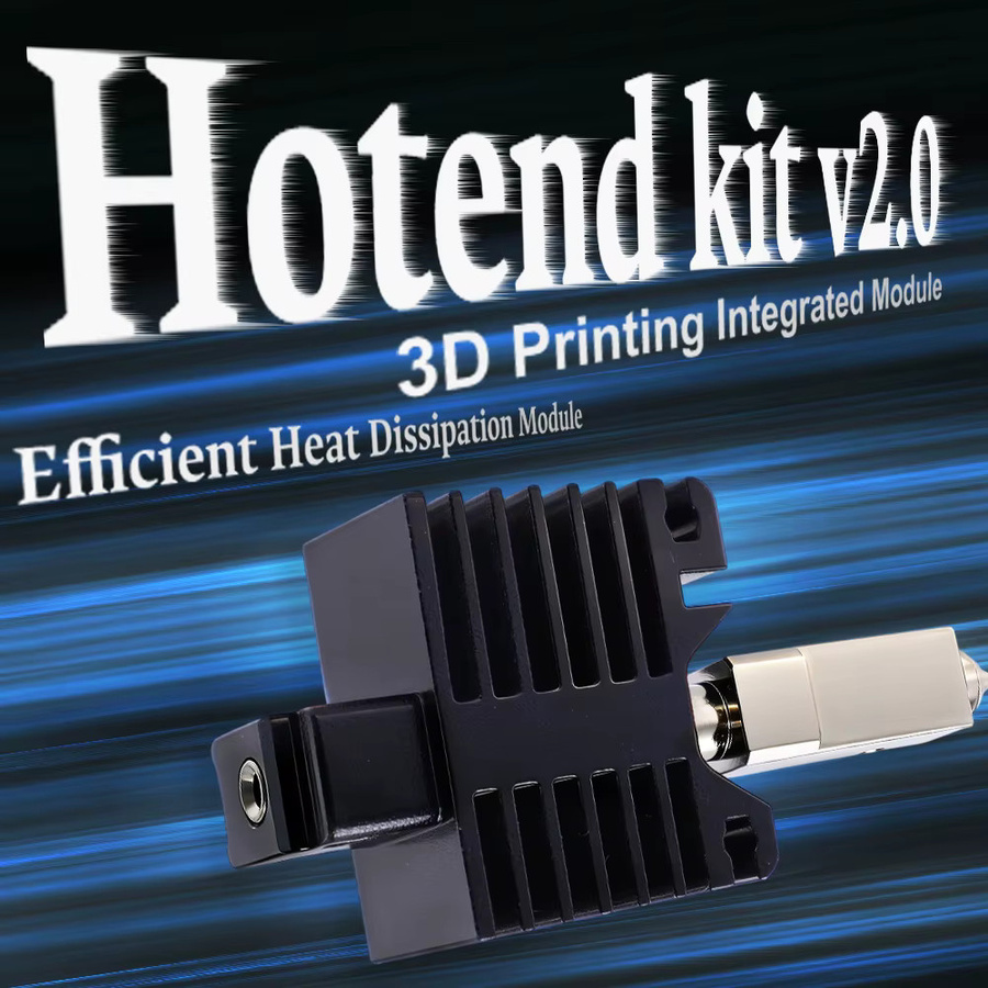 Bambu Lab Hotend aus gehärtetem Stahl für P1S, P1P und X1C, erhältlich in 0.2 mm, 0.4 mm, 0.6 mm und 0.8 mm Düsenstärke - Bild 2