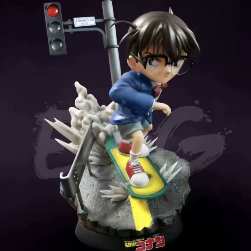 Bandai Conan Edogawa Spielfigur aus Kunstharz, mehrfarbig, Desktop-Modell für Büro und Arbeitszimmer - Bild 3