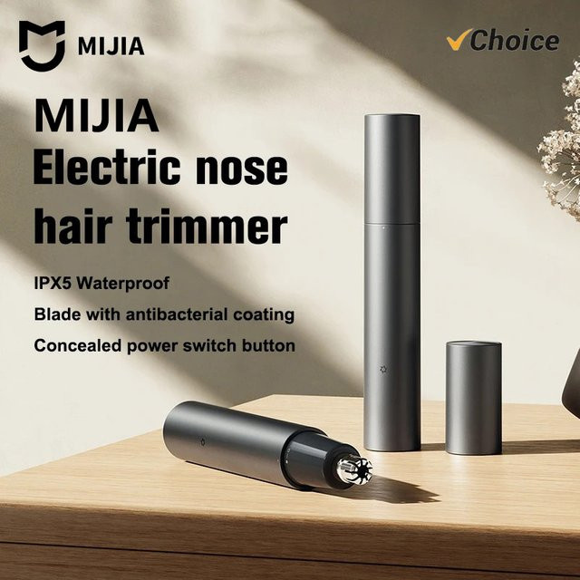 Mijia Elektrischer Nasenhaartrimmer, Schwarz, Unisex - Bild 1