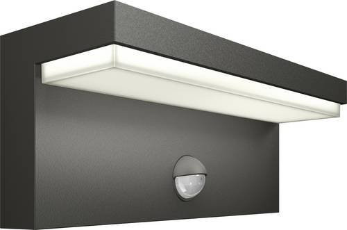 Philips Bustan LED-Außenwandleuchte in Anthrazit mit Bewegungssensor und warmweißem Licht (2700 K) - Bild 2