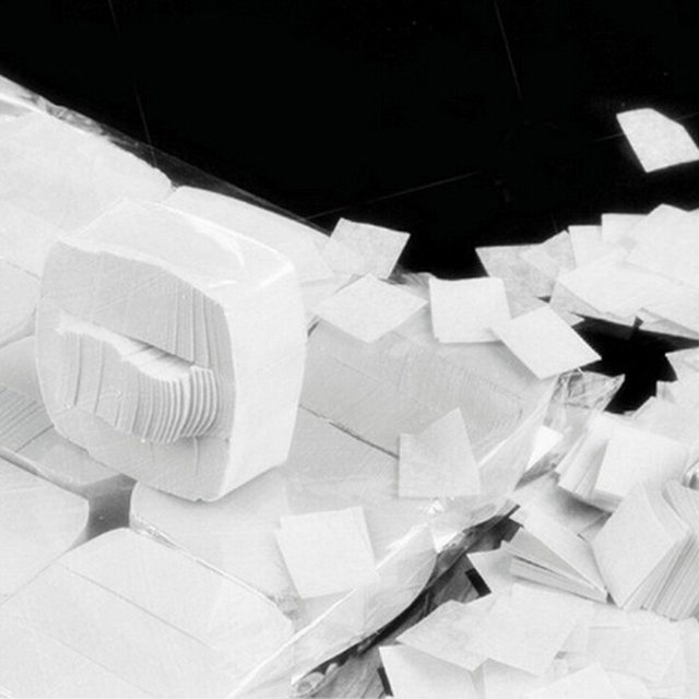 DIAPER&CORED Weiße Schneeflocken Schneesturm Zaubertricks Requisiten, 12-teiliges Set - Bild 1