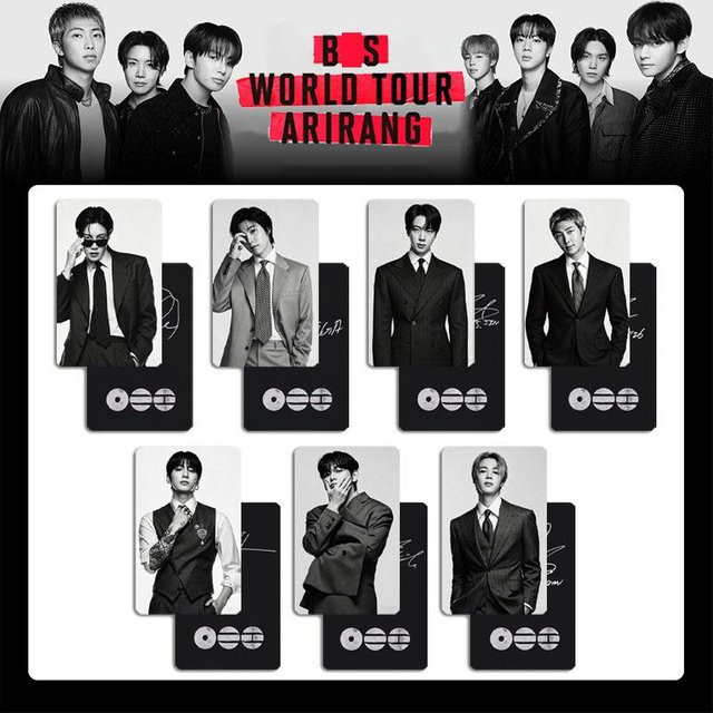 BTS Arirang Welttournee Fotokarten, Lomo Karten, 7 Stück/8 Stück, ab 14 Jahren - Bild 1
