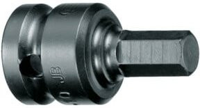 Gedore Kraftschraubereinsatz IN K 19 6, 1/2 Zoll, Innen-6-kant, 6 mm, schwarz - Bild 1
