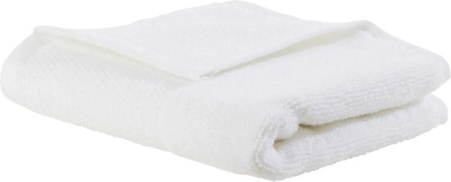 Premium Living Gästetuch Olivia aus Baumwolle in Weiß, B: 30 cm, H: 50 cm - Bild 1