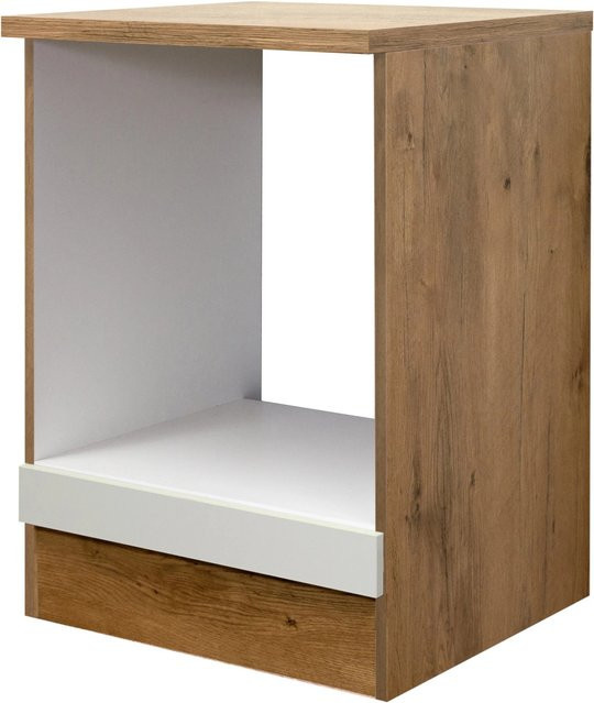 Flex-Well Herdumbauschrank Avila in Magnolie matt und Weiss, B/H/T: 60 x 85 x 60 cm - Bild 1