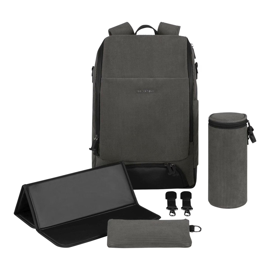 ABC Design Wickelrucksack Active grau B/T/H: 44 x 30 x 17 cm - Bild 2