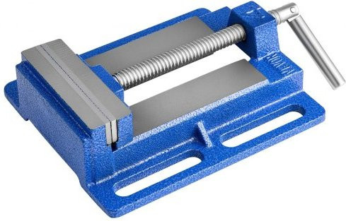 VEVOR Maschinenschraubstock aus Gusseisen in Blau für Holz- und Metallbearbeitung - Bild 1