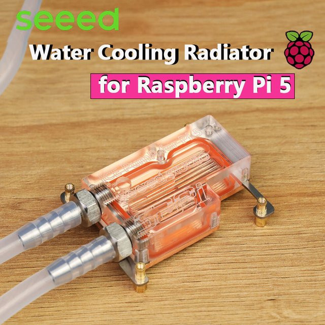 MiiBestOD Wasserkühlungsradiator für Raspberry Pi 5 mit integrierter Wasserpumpe und Lüfter - Bild 1