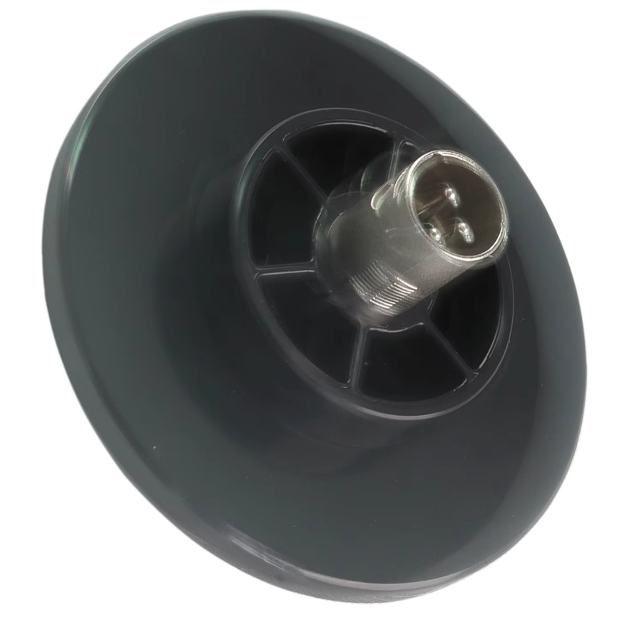 Schwarzer Saugnapf-Adapter mit 3XLR Love Machine-Anschluss für Teleskop-Linearantrieb-Befestigungshalter, Durchmesser: 10 cm - Bild 2