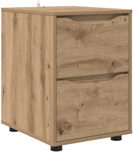 vidaXL Aufbewahrungsschrank Artisan-Eiche in Braun, B/T/H: 40 x 48 x 57 cm - Bild 1